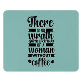 Funny Coffee Lover Mouse Pad, No Wrath Like A Woman, Gift For Her, Office Decor, Computer Accessories, Desk Mat - Tawshia